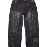 Vale Forever Black Cat Denim Jeans Black