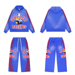 Valley Dreams Blue Sun Faded Tracksuit Set